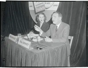 Thomas E Prints: Governor Dewey on Meet the Press