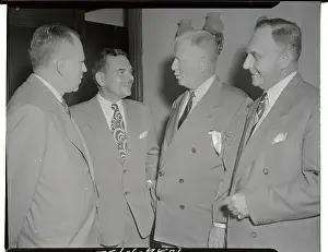 Irving M Prints: Governor Dewey Meeting with Senators