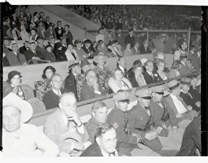 Mcadoo Prints: Governor Franklin D. Roosevelt and Party Attending Pageant