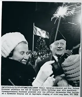 Governor General Michner with Wife Celebration
