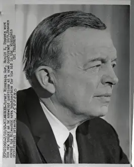 Governor Harold E. Stassen Speaking to Press