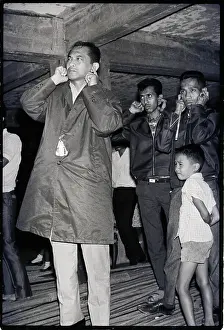 New Years Eve Prints: Governor of Jakarta Watching Fireworks