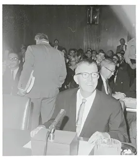 James P Prints: Former Governor James P. Coleman During Senate Hearing