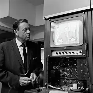 Baton Rouge Prints: Governor Jimmie Davis Watching Speech