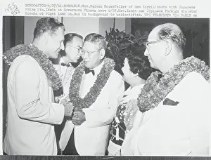 Governor Nelson Rockefeller with Japanese Delegates