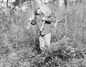 Raleigh Prints: Governor of North Carolina Carrying His Game