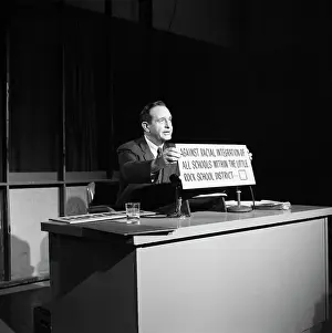 Governor Orval Faubus Appeals For Segregation
