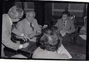 Governor of Puerto Rico Visiting Newspaper Offices