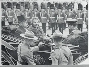 Governor Roland Michener and Wife in Car