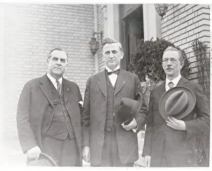 William W Prints: Governor Trinkle, Neff, and Brandon