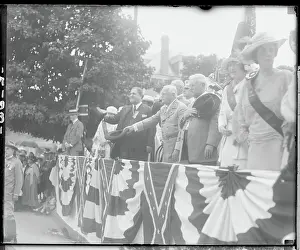 Honor Prints: Governor of Virginia and Visitors at Veteran Ceremony