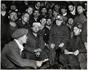 Governor Visits Coal Miners in Mine