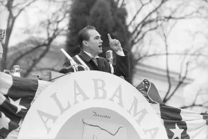 State Of Alabama Prints: Governor Wallace Promoting Segregation in Inaugural Speech