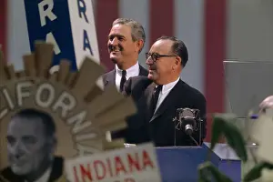 Governors John Connally and Edmund Brown