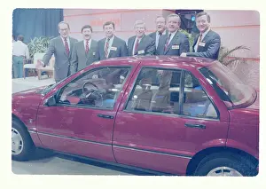 Governors Standing in Front of General Motors