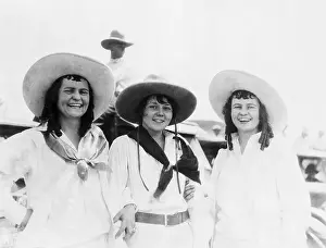 Ranch Prints: Three Gowgirls With Curls