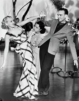 Choreographer Prints: Grable Dancing on Movie Set
