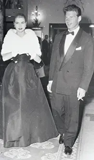 Grace Kelly And Date At Cannes Festival