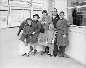Kelly Sr Prints: Grace Kelly with Her Family