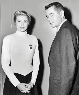 Grace Kelly and Glenn Ford