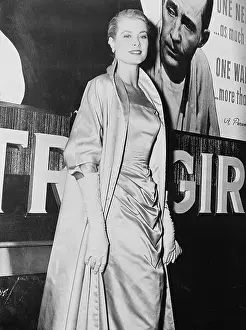 Grace Kelly In Gown With Matching Gloves