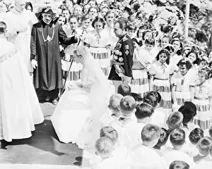 Grace Kelly Kneeling at an Altar
