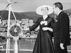 Monaco Prints: Grace Kelly with Prince Rainer
