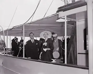 Monaco Prints: Grace Kelly and Prince Rainier Looking Skyward