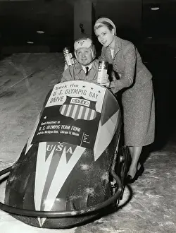 Prints of Grace Kelly, American actress who left Hollywood to become the Princess of Monaco, is shown here fundraising for the U.S. Olympic Team Fund At The Movies: Grace Kelly Raising Funds for US Olympic Team