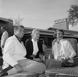 Grace Kelly Relaxing with Cary Grant