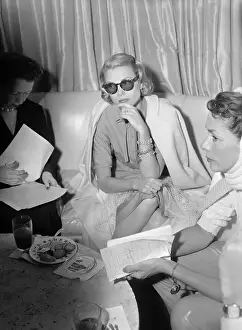 Monacan Prints: Grace Kelly Seated, Wearing Glasses