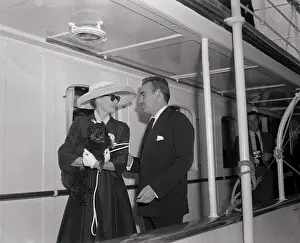 Monaco Prints: Grace Kelly Talking With Prince Rainier