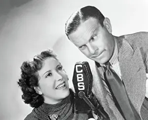 Logo Prints: Gracie Allen and George Burns