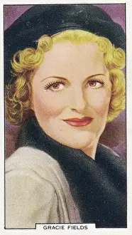 Gracie Fields, My Favorite Part series, Collectible Tobacco Card, 1939