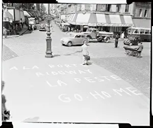 Graffiti on Street in Paris