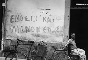 Cypriot Prints: Graffiti On Wall