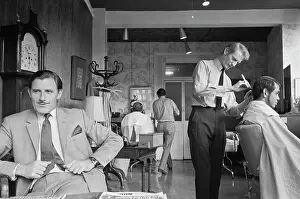 One Person Only Prints: Graham Hill Gets A Haircut