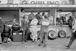 Driver Prints: Graham Hill In The Pits