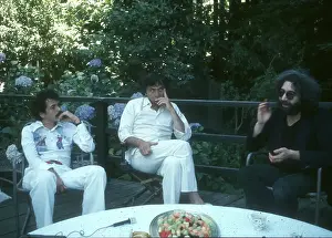 Bill Graham, Jerry Garcia And Carlos Santana