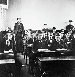 Classroom Prints: Grammar School in New York