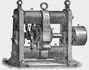 Parts Prints: Gramme'S Machine, Workshop Type, 1873