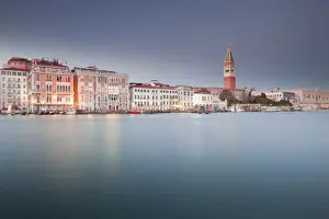 Grand Canal, Canal Grande at dawn, Venice, Venezien, Italy