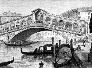 Single-Arched Rialto Bridge Collection: Grand Canal and Rialto, Venice