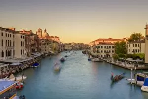Images Dated 6th September 2015: Grand Canal at sunrise, Venice, Veneto, Italy