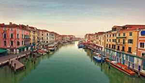 The Grand Canal in Venice in the morning