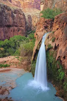 Prints of USA, Arizona, Gran Canyon, Havasu Canyon (Hualapai Reservation), Havasu Falls Grand Canyon Prints: Grand Canyon National Park