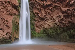 Prints of USA, Arizona, Gran Canyon, Havasu Canyon (Hualapai Reservation), Mooney Falls Grand Canyon Prints: Grand Canyon National Park