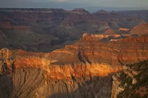 Images Dated 31st May 2009: Grand Canyon, Yavapai Point at Dusk