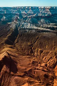 Prints of It was taken in January day.It is an aerial view near of Colorado river Grand Canyon Prints: Grand National Canyon Park