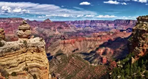 Shadow Gallery: A Grand View, South Rim Grand Canyon Panorama